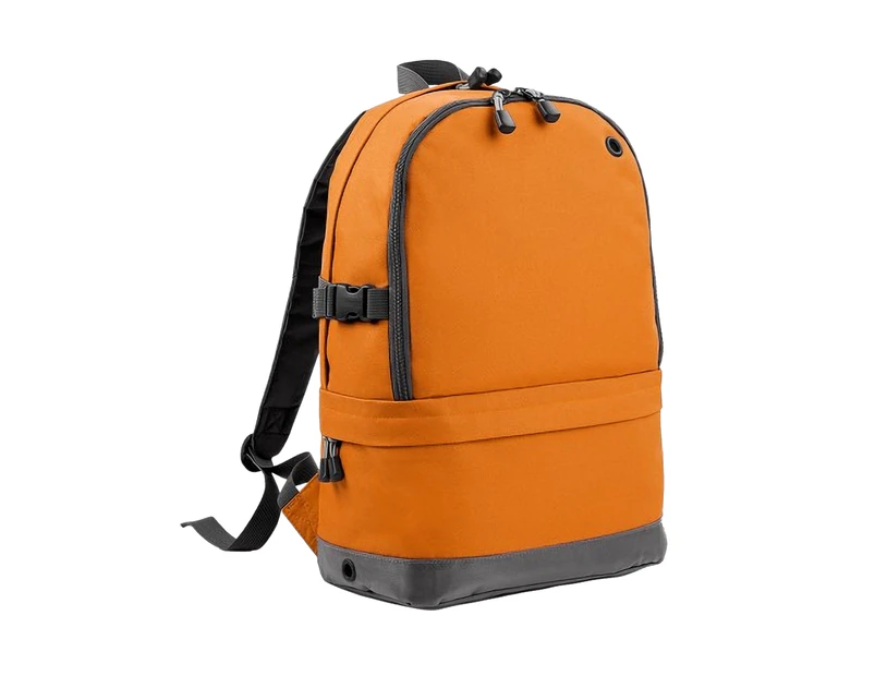 Bagbase Backpack / Rucksack Bag (18 Litres Laptop Up To 15.6 Inch) (Pack Of 2) (Orange) - RW6688