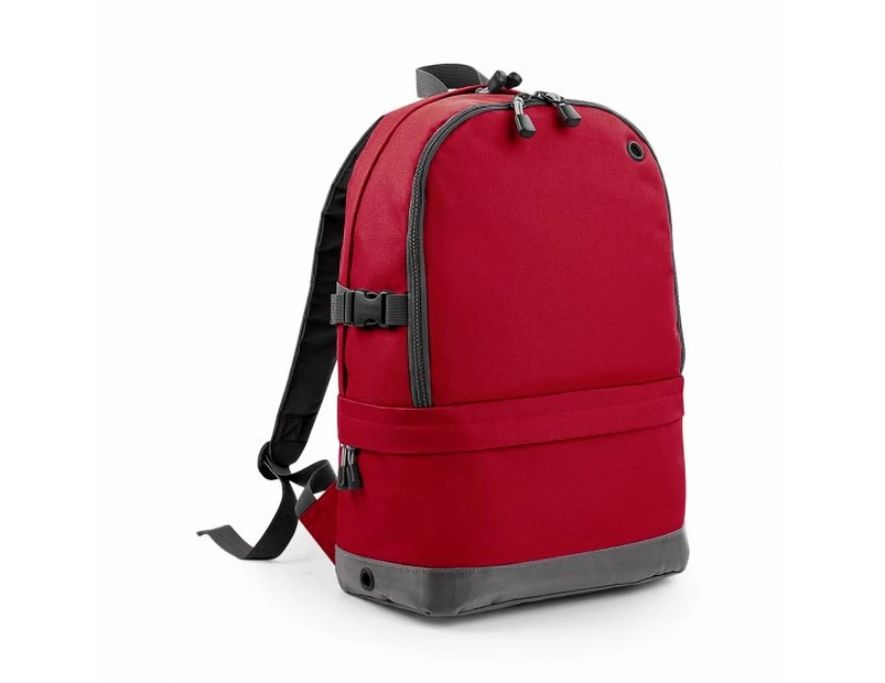 BagBase Backpack / Rucksack Bag (18 Litres Laptop Up To 15.6 Inch) (Pack of 2) (Classic Red) - RW6688