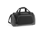 Quadra Pro Team Holdall / Duffle Bag (55 Litres) (Pack of 2) (Black/ Grey) - BC4453