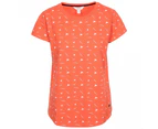 Trespass Womens Carolyn Short Sleeved Patterned T Shirt (Peach Birds) - TP4702