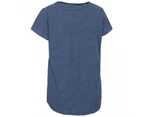 Trespass Womens Konnie V Neck T Shirt (Navy Stripe) - TP4703