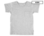 Bonds Originals Kids' Basic Aussie Cotton Tee / T-Shirt / Tshirt - Grey Marle