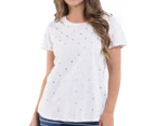 Elm Women's Kite Tee / T-Shirt / Tshirt - White