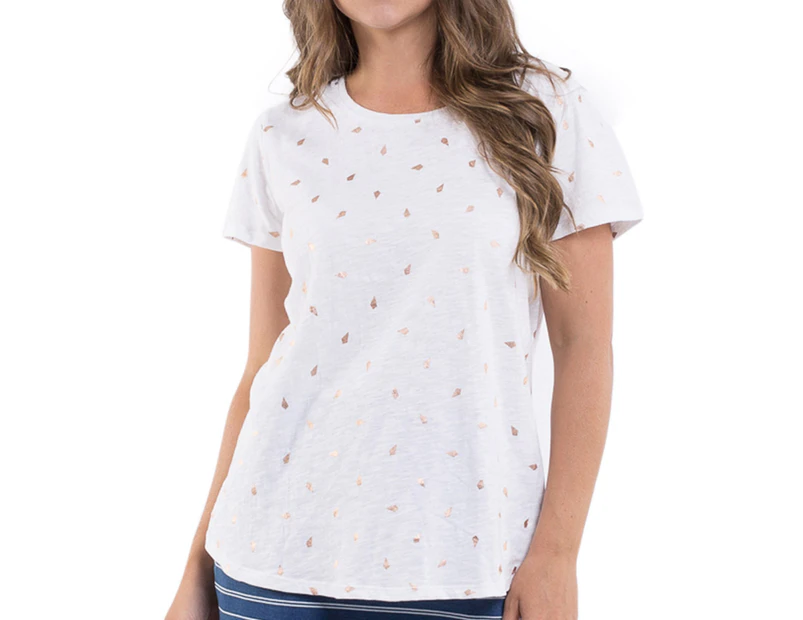 Elm Women's Kite Tee / T-Shirt / Tshirt - White
