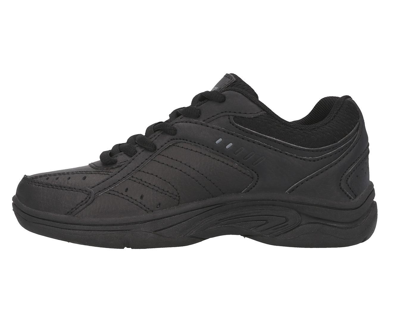 Slazenger Pre School Kids' Baseline Lace Up Shoe - Black | Catch.co.nz