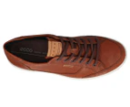 ECCO Men's Soft 7 Borneo Shoe - Cognac