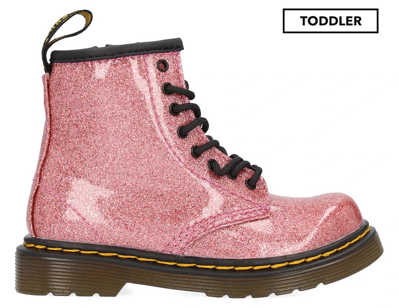 Dr. Martens Toddler Girls' 1460 Glitter Boot - Pink