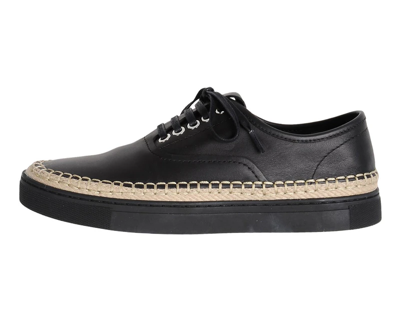 Alexander Wang Men's Stitched Leather Sneaker - Black
