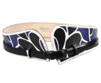 Alexander McQueen Women's Multicolour Leather Belt - Blue
