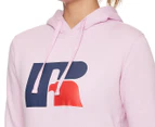 Russell Athletic Women's Logo Hoodie - Lupin Lilac