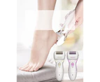 Electric Foot Callus shaver Remover Dry Hard Dead Skin Foot Smoother Pedicure with Diamond Crystals Professional Spa Feet Care