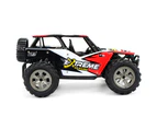 1812 - A 2.4G 1/18 18km/h RC Monster Truck Car RTR Toy Remote Control Truck Gift for kid-Red