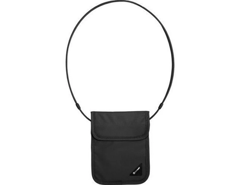Pacsafe Coversafe™ X75 Anti Theft RFID Blocking Neck Pouch - BLACK