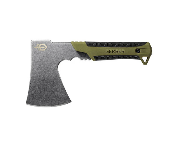 GENUINE Gerber Pack Hatchet - Bushcraft Mini Camping Axe - Sage green