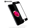iPhone 7P Screen Protector - 9H Tempered Glass 2.5D Curved Edge-to-Edge Ultr-Thin Oleophobic Coated Mocolo™ - Best for Protection & Clarity - Black