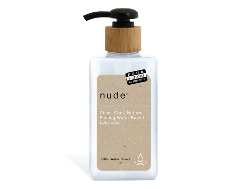 Nude Water-Based Lubricant (200ml) (Available in Clear)