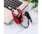 selling Kubite 3.5mm headset phone headset high quality headphones personalized headphones for Kids Earphone phone Red