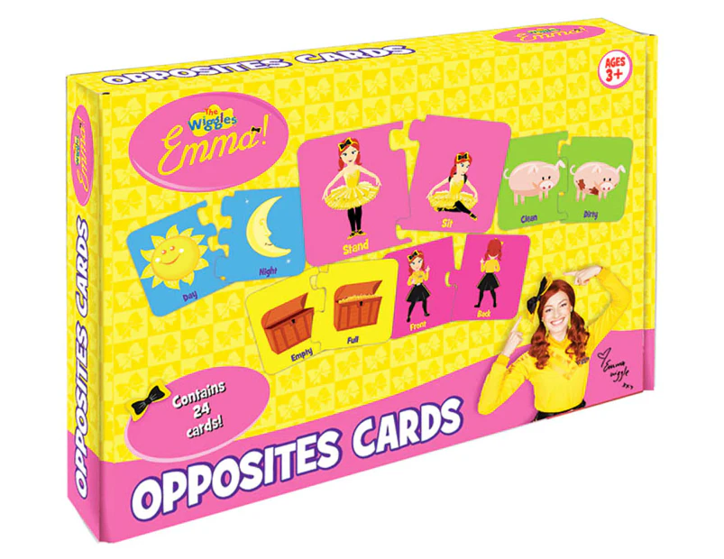 The Wiggles Emma Opposites Cards
