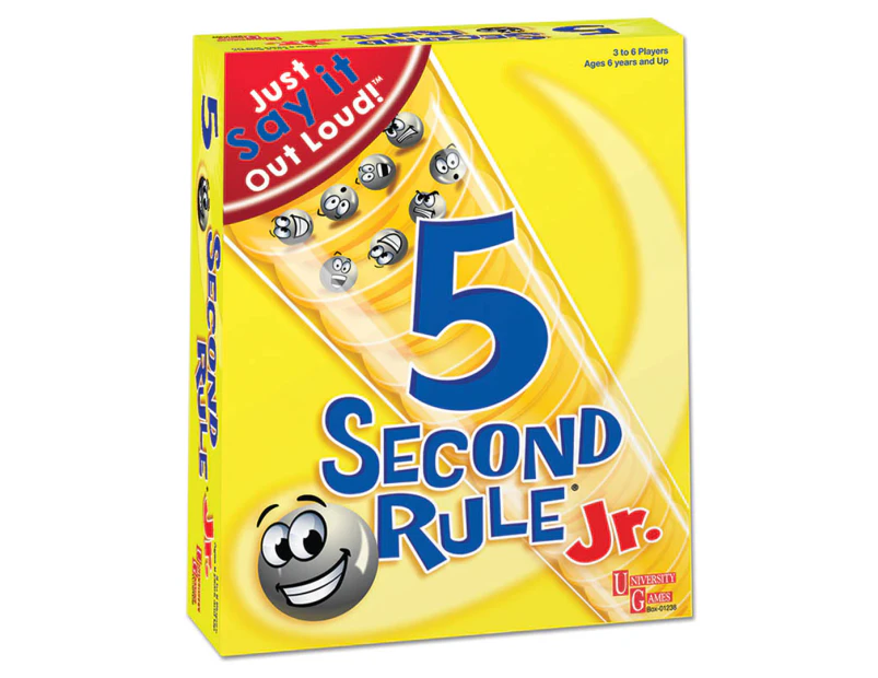 5 Second Rule Jr. Party Interactive Game Kids/Children Fun Educational Toy 6+