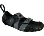 Bont Riot TR+ MicroFibre Triathlon Shoes Matte Black/Charcoal 44 Wide Fit