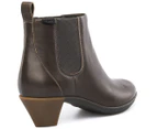 Camper Women's Leather Agatha Ankle Boot - Khaki