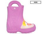 Crocs Kids' Butterfly Handle It Rain Boot - Violet