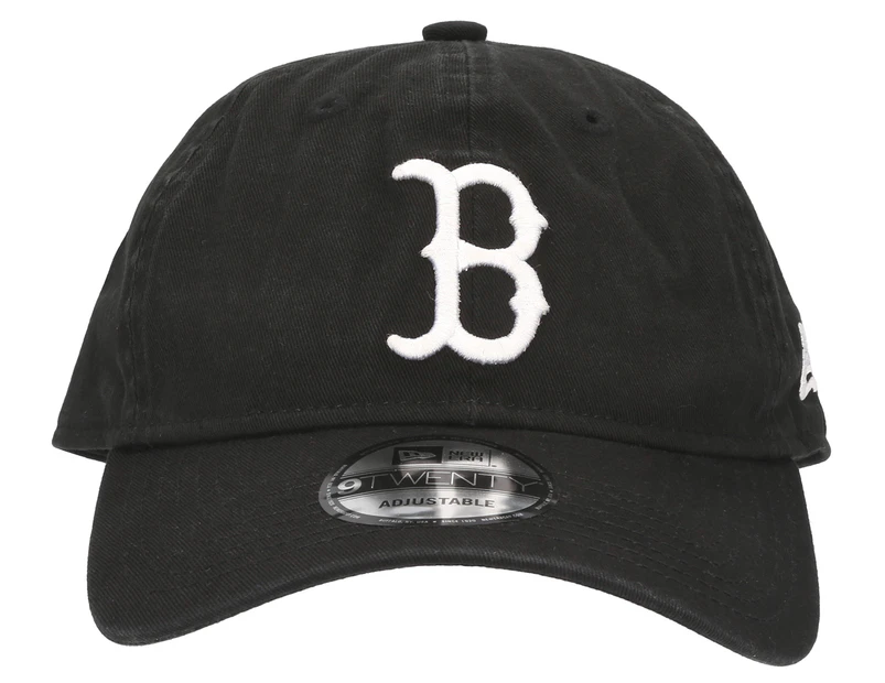 New Era Boston Red Sox Twill 9TWENTY Baseball Cap - Black