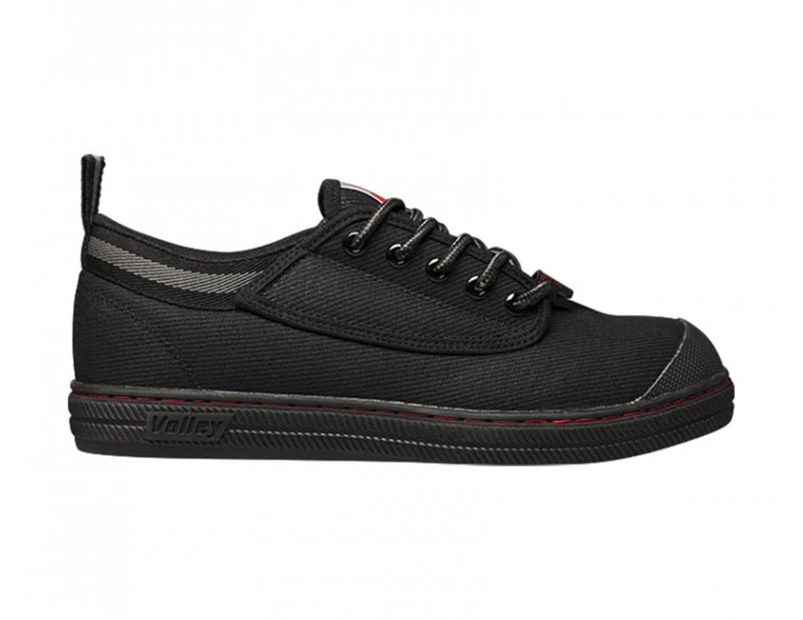 Dunlop Volley Safety Steel Toe Canvas Jogger Shoe - Black/Grey