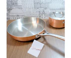 Lassani LASSANi Tri-ply Copper 5pcs Cookware Frypan 20cm Casserole 16/20cm Pot