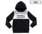 Russell Athletic Boys' Panel Hoodie - Black