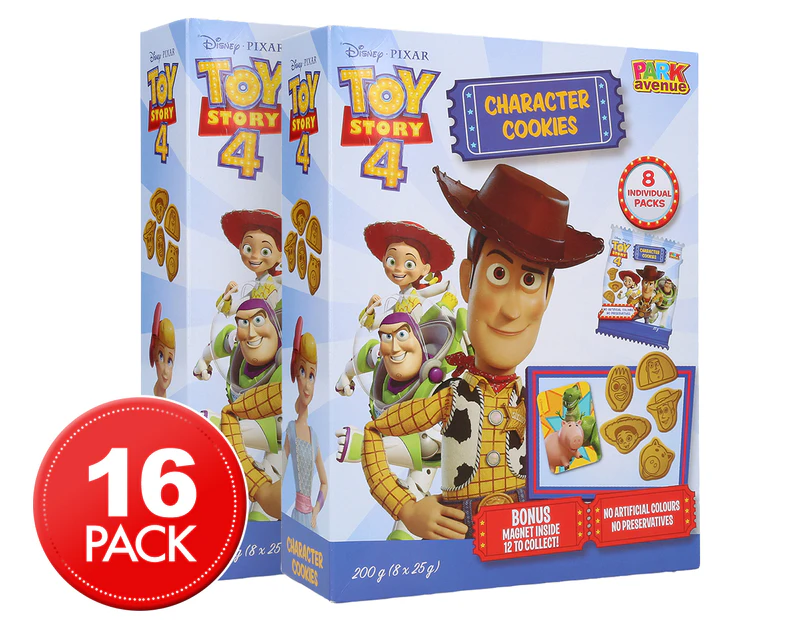 2 x 8pk Toy Story 4 Character Cookies