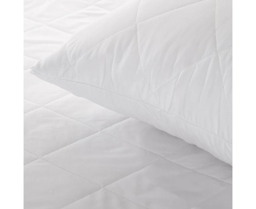 In 2 Linen Standard Pillow Protector | Cotton Polyester | TWIN PACK