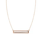 Shashi Minimalist Silver Chain Necklace - Copper