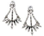 Dannijo Rhinestone Chandelier Earrings - Silver