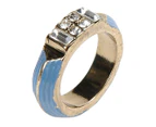 Lulu Frost Studded Antique Ring - Sky Blue