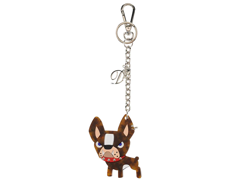 Dsquared2 Angry Pet Key Ring - Cocoa/ Multi