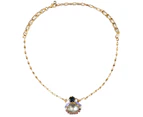 Vickisarge Choker Pendant Necklace - Gold