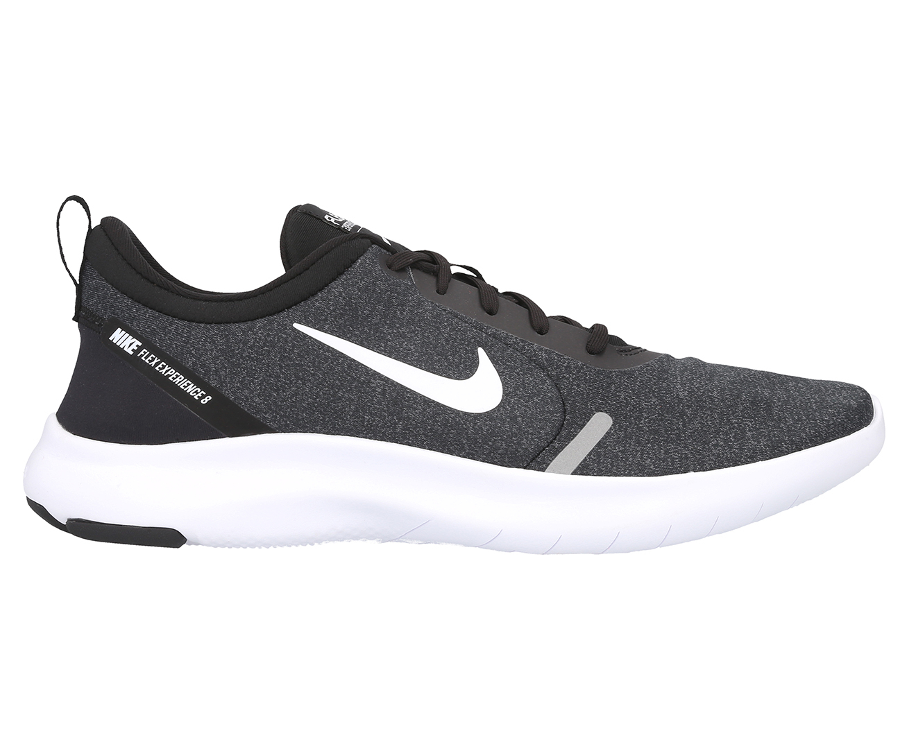 Nike Mens Flex Experience Rn 8 Shoe Black White Cool Grey Au