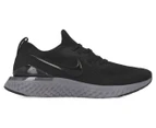 Nike Men's Epic React Flyknit 2 Shoe - Black/Black-White-Gunsmoke