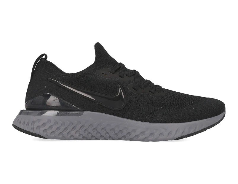 Nike Men's Epic React Flyknit 2 Shoe - Black/Black-White-Gunsmoke