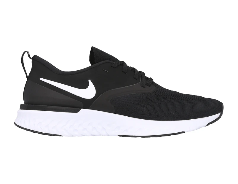 Nike Men's Odyssey React Flyknit 2 Running Sports Shoes - Black/White