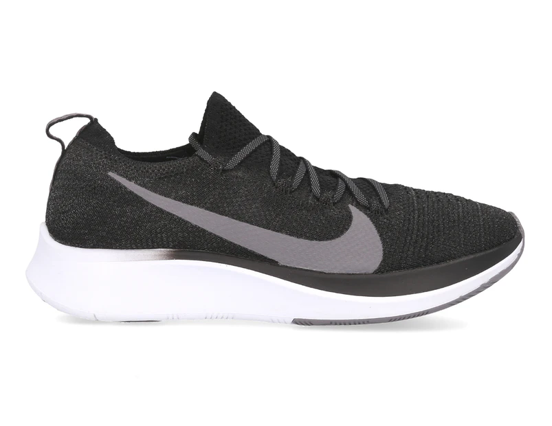 Nike Women's Zoom Fly Flyknit Running Sports Shoes - Black/Gunsmoke-White