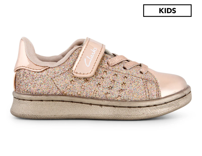 Clarks sneakers cheap kids gold