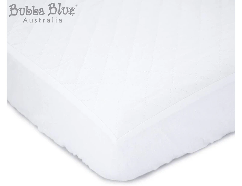 Bubba Blue Quilted Waterproof Cot Mattress Protector