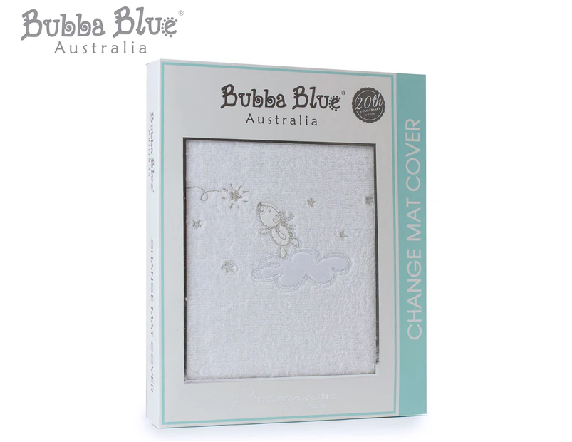 Bubba Blue Wish Upon A Star Change Mat Cover - White
