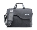 CoolBELL Unisex 17.3 Inch Nylon Laptop Bag-Grey