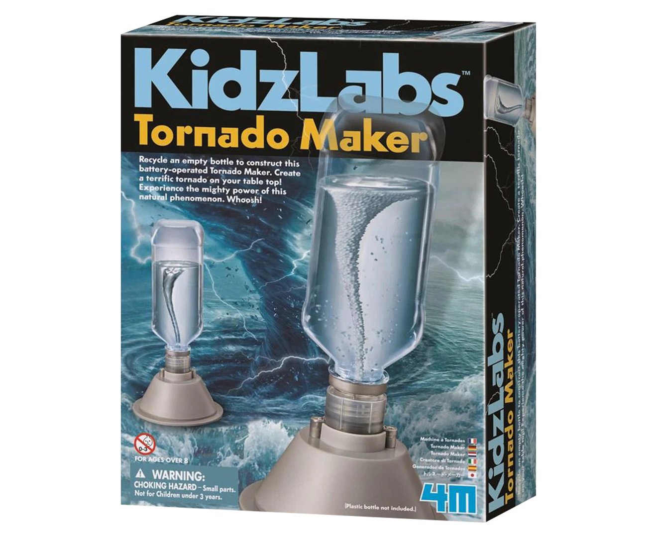 4M Tornado Maker Battery Operated Educational Kids/Toddler Activity Toy 8y+