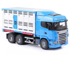 Bruder 1/16 Scania R-Series Cattle Transportation Truck - Blue