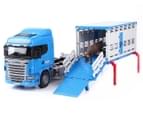 Bruder 1/16 Scania R-Series Cattle Transportation Truck - Blue 6