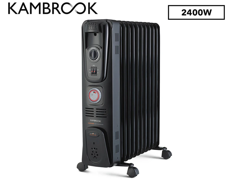Kambrook 2400W 11-Fin Oil Column Heater